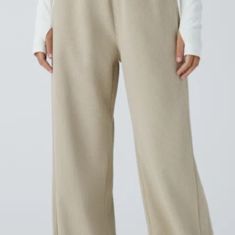 Halara Beige Wide-Leg Pants